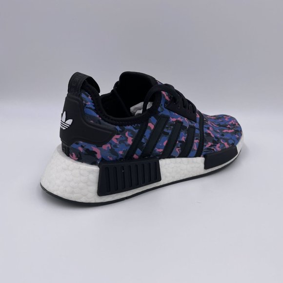 adidas NMD R1 Black / White / Blue Womens Shoes - Picture 8 of 8
